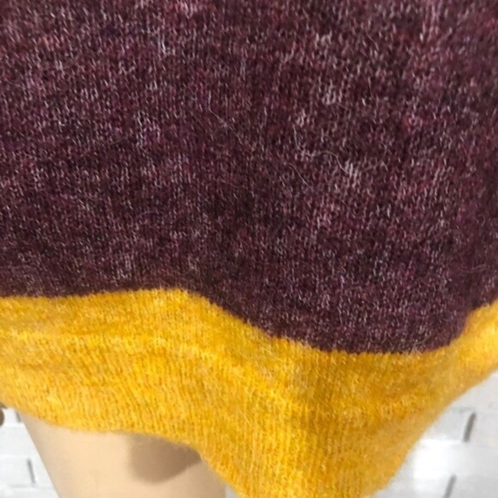 ONLY Womens Striped Alpaca Wool Blend Knit Pullover‎ Sweater Multicolor XL - Picture 9 of 9